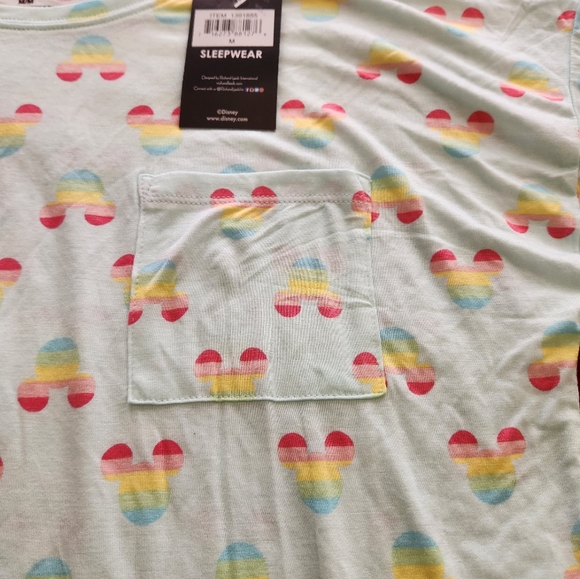 NWT DISNEY RAINBOW PAJAMA SET - Picture 6 of 7
